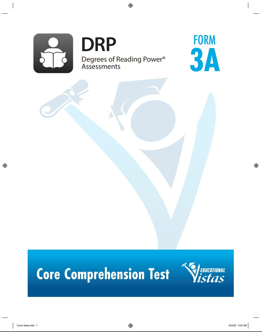 Degrees of Reading Power Form 3A Test Booklet: 3rd Grade
