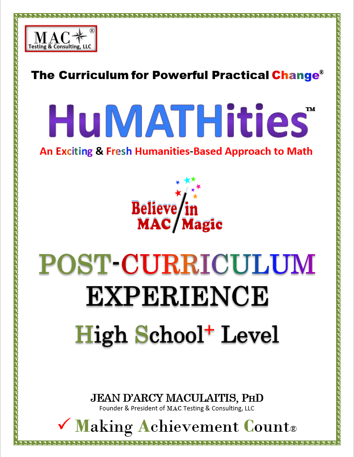 HuMATHities Post-Curriculum Experience-High School