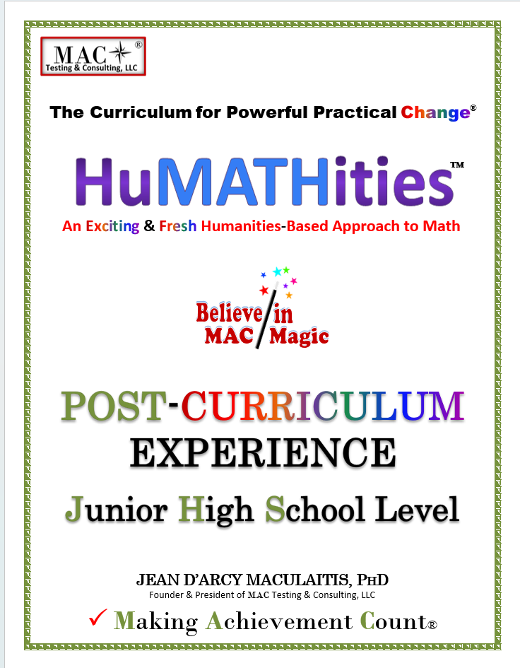 HuMATHities Post-Curriculum Experience-Junior High School