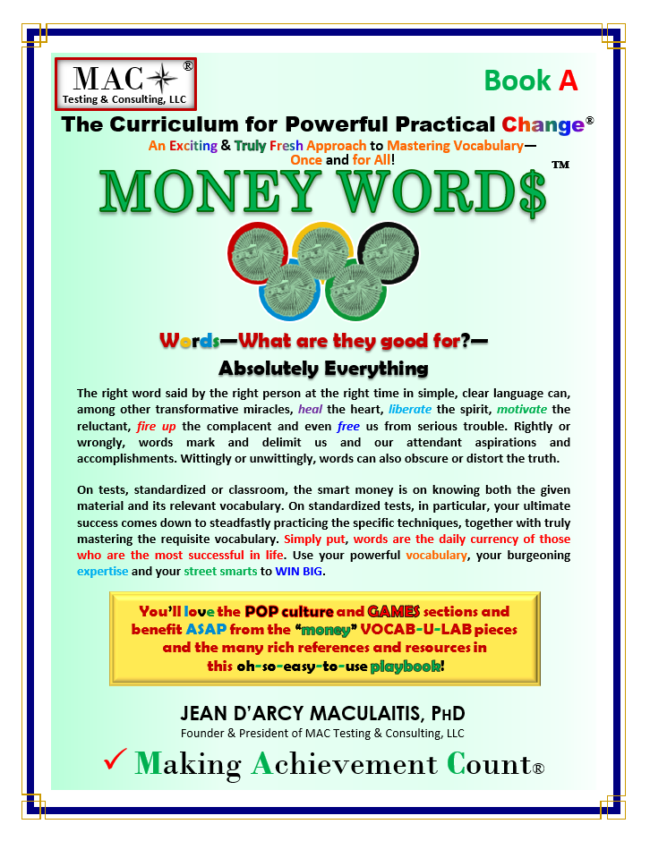 Money Word$ Book A